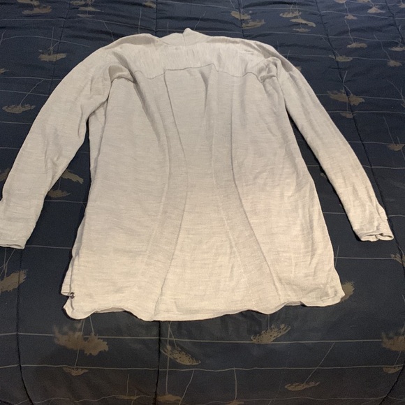 EUC Lululemon Blissful Zen Sweater Heathered Starlight (Blue/Grey)-size M (8/10) - Picture 14 of 16